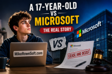 Real Story: A 17-Year-Old Student Took on Microsoft Over a Domain Name